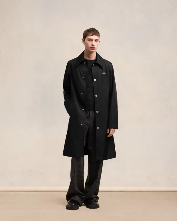 Imperméable noir AMI PARIS – Image 2