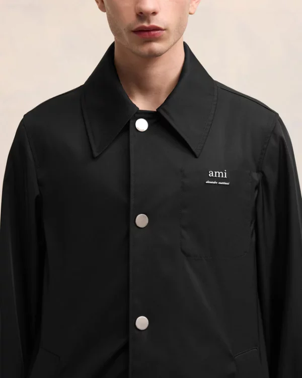 Imperméable noir AMI PARIS – Image 4