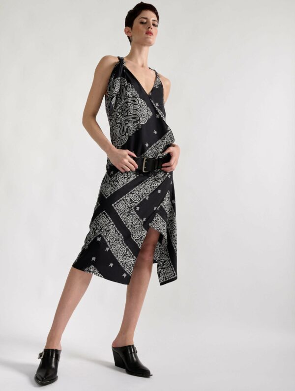 Robe twill de soie "BANDANA" BARBARA BUI – Image 2