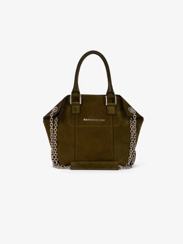 Sac "LITTLE CHAMALLOW" daim olive BARBARA BUI