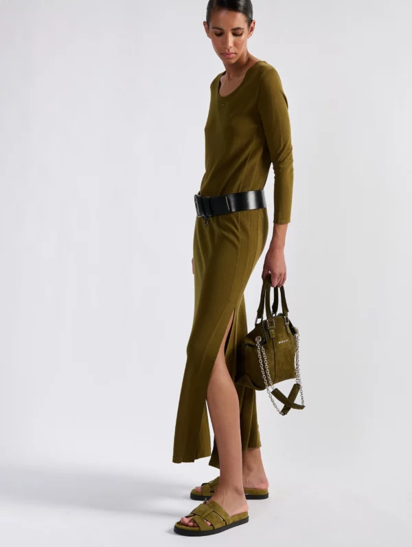 Sac "LITTLE CHAMALLOW" daim olive BARBARA BUI – Image 2