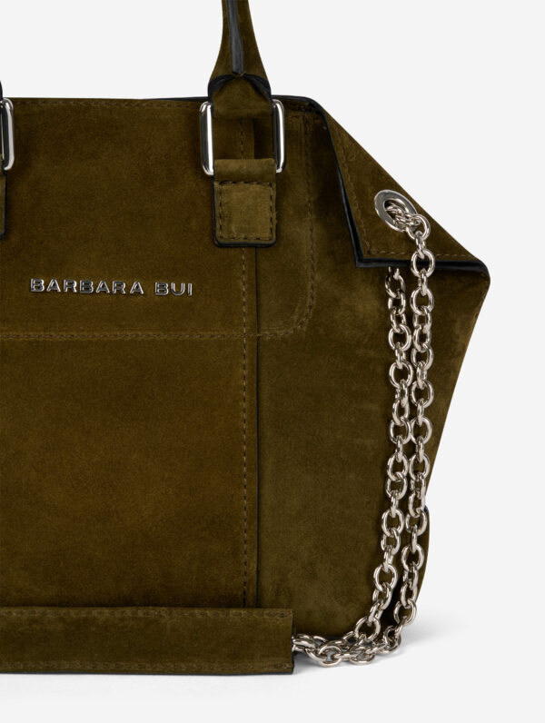 Sac "LITTLE CHAMALLOW" daim olive BARBARA BUI – Image 3