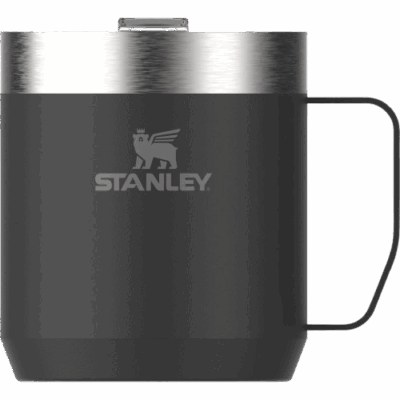 Camp Mug "LEGENDARY" Matte Black Pebble STANLEY