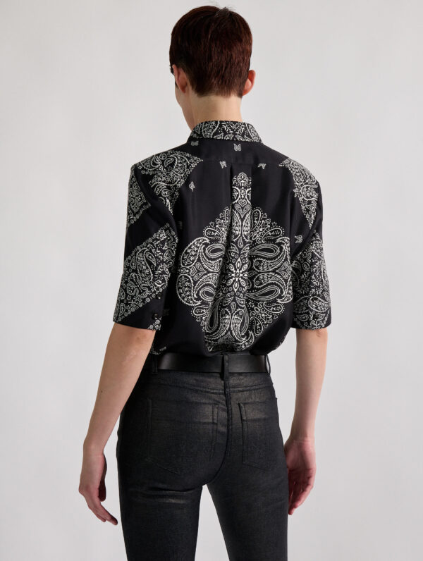 Chemisier en twill de soie "BANDANA" BARBARA BUI – Image 3