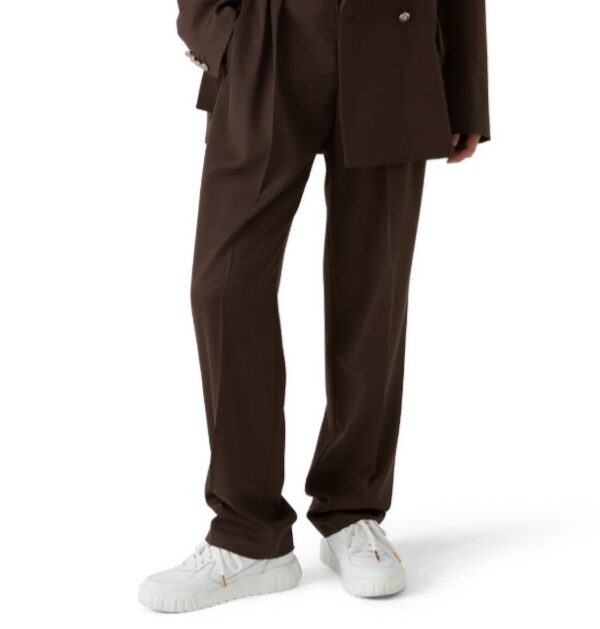 Pantalon de tailleur plissé en laine CASABLANCA – Image 2