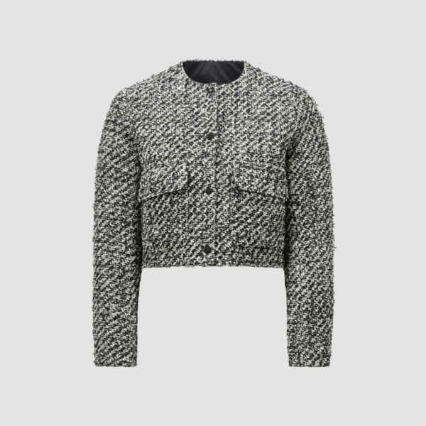 Doudoune courte en tweed "DAUPHIN" MONCLER