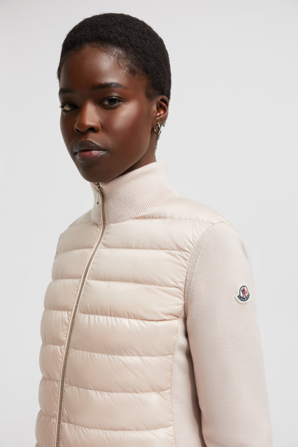 Cardigan zippé matelassé MONCLER – Image 2