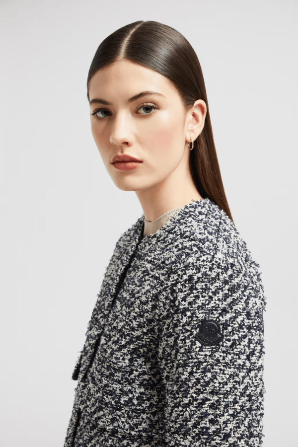 Doudoune courte en tweed "DAUPHIN" MONCLER – Image 3