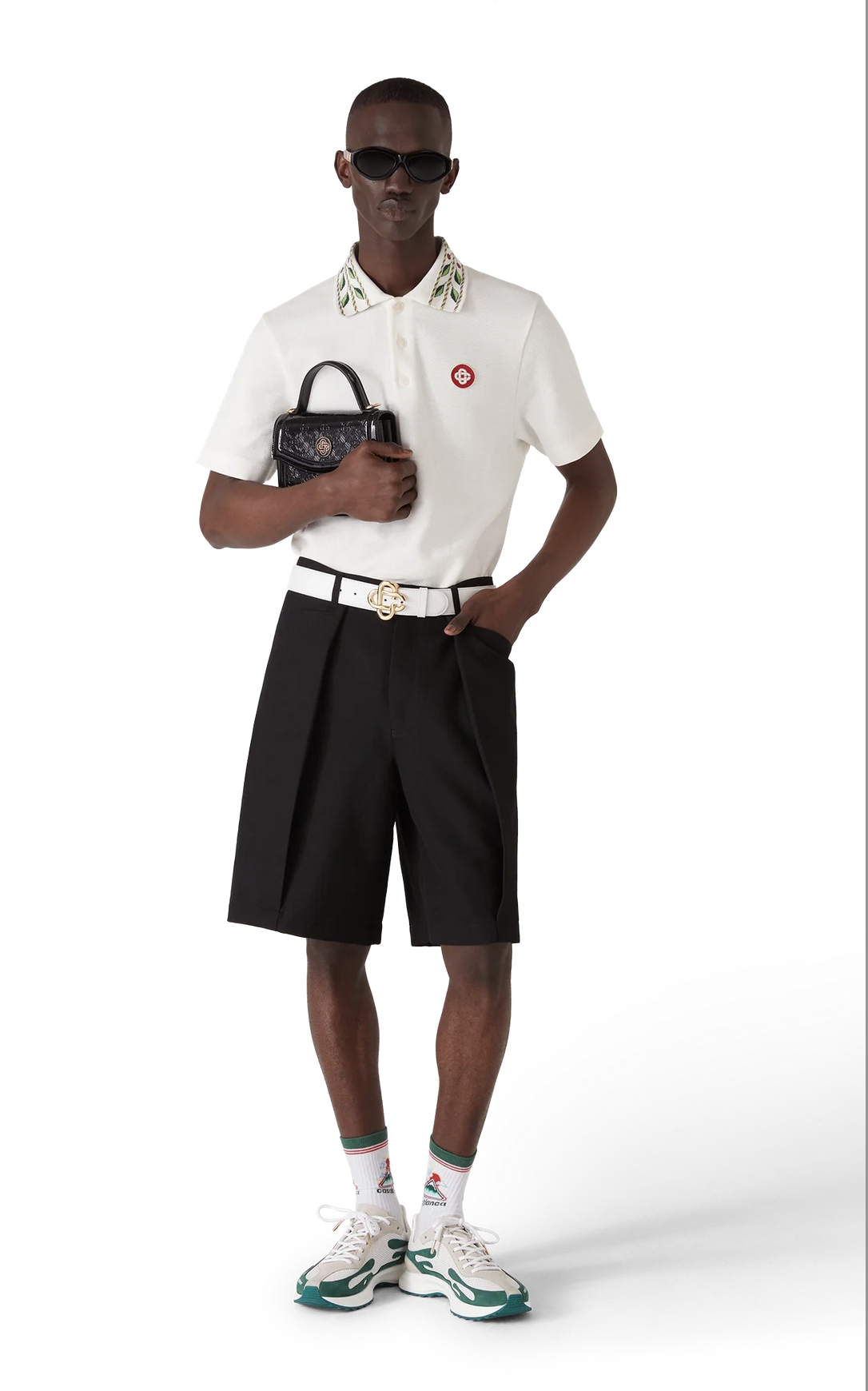 casablanca ted homme polo tee shirt