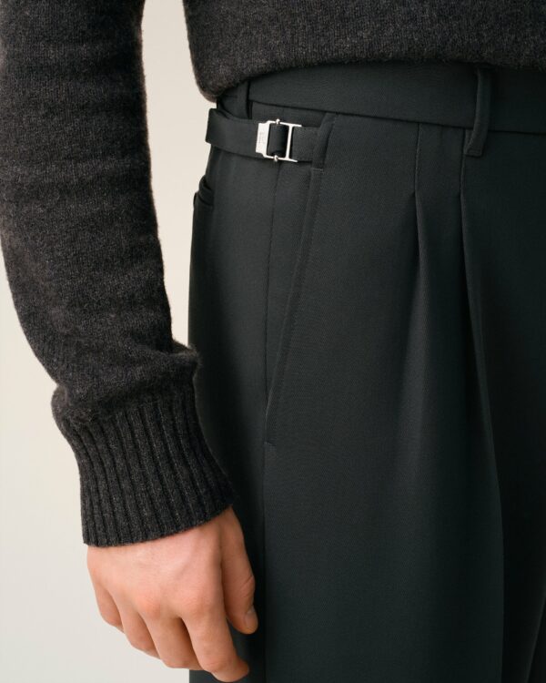 Pantalon noir taille basse AMI PARIS – Image 3