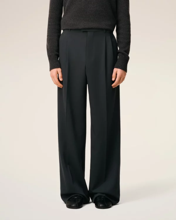 Pantalon noir taille basse AMI PARIS – Image 2