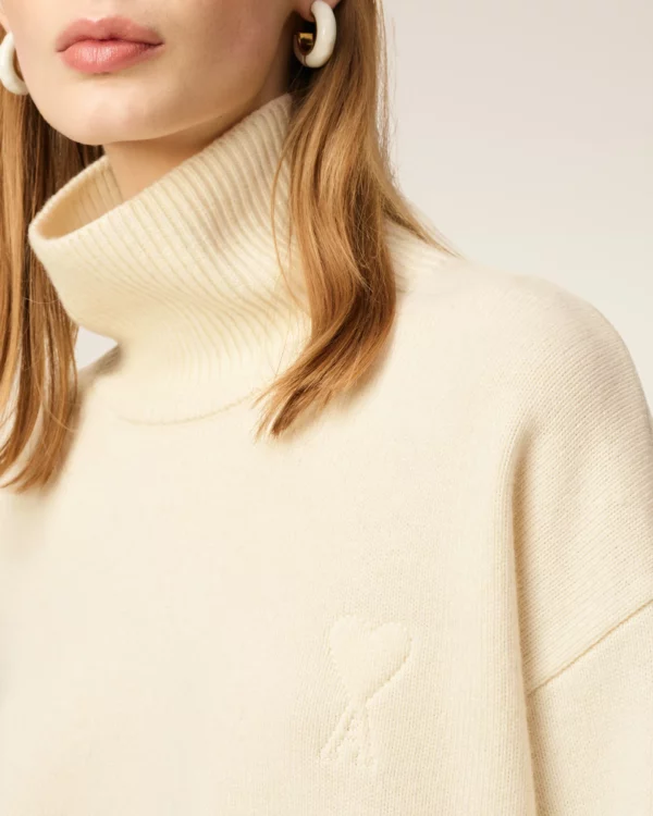 Pull col cheminée "AMI DE COEUR" AMI PARIS – Image 4