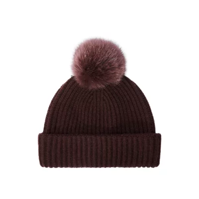 Bonnet mocha YVES SALOMON