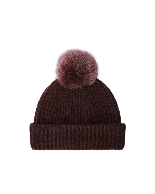 Bonnet mocha YVES SALOMON