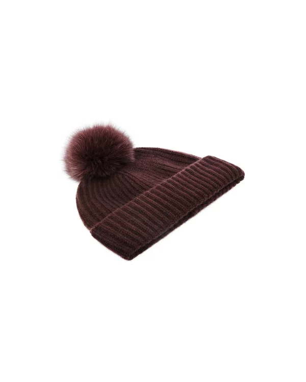 Bonnet mocha YVES SALOMON – Image 2