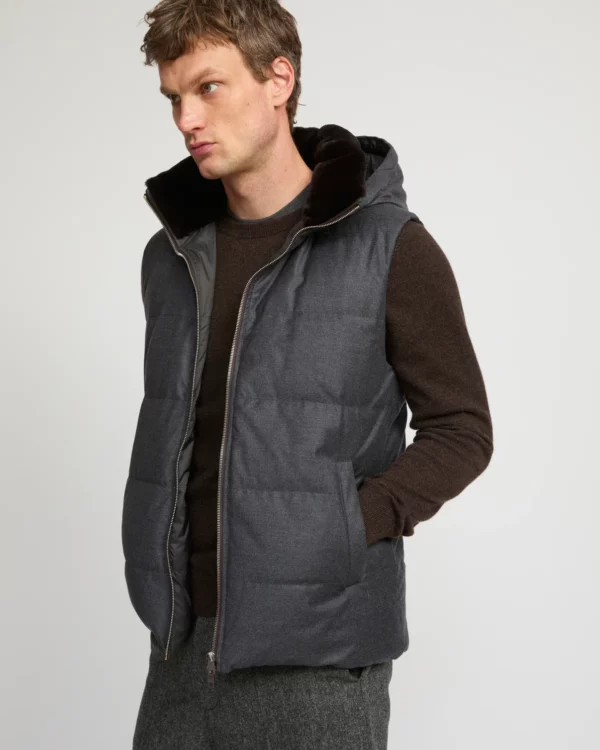 Veste sans manches YVES SALOMON – Image 4