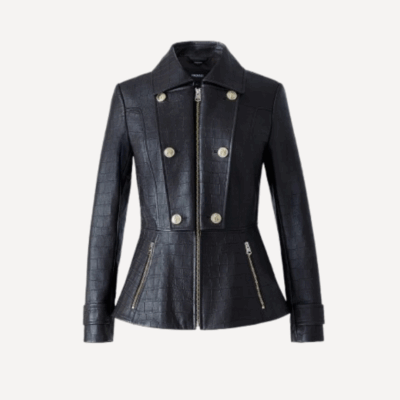 Blouson cuir "BARBARA" MACKAGE
