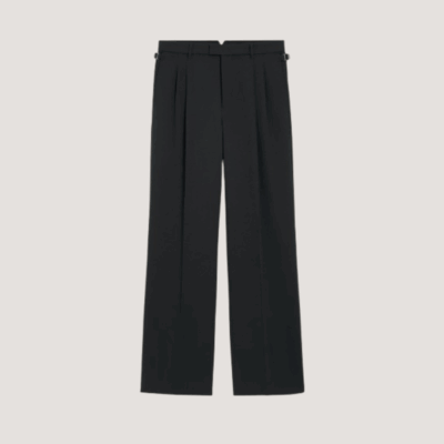 Pantalon noir taille basse AMI PARIS