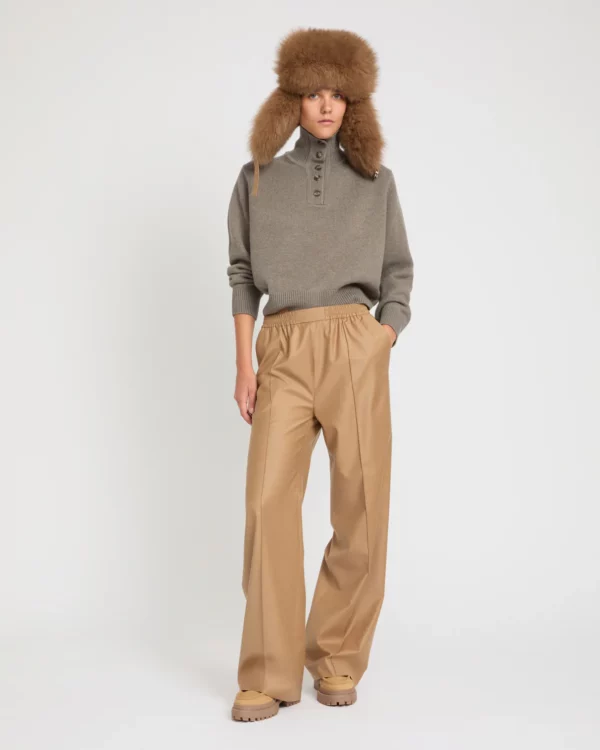 Pantalon laine & soie YVES SALOMON
