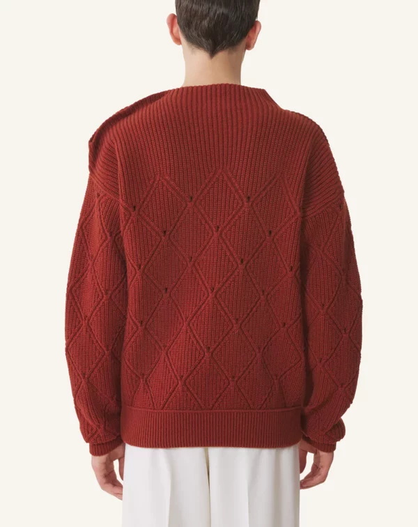 Pull en laine losange LANVIN – Image 3