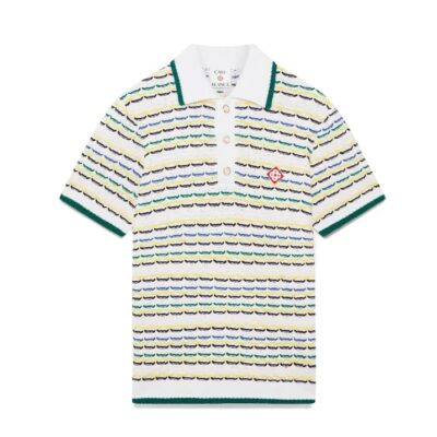 Chemise à manches courtes crochet CASABLANCA