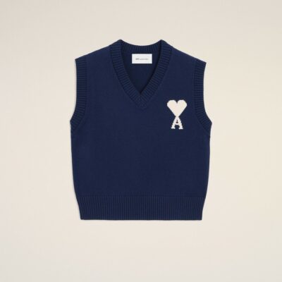 Débardeur bleu AMI PARIS