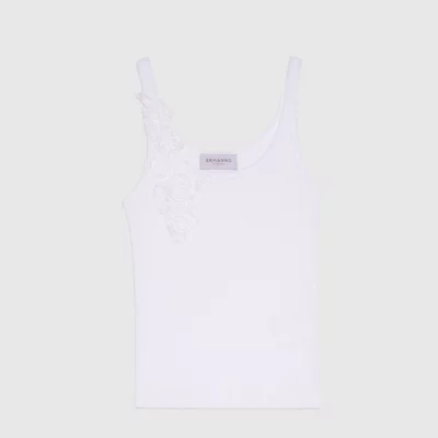 Débardeur jersey broderie Cornelly ERMANNO FIRENZE