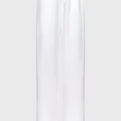 Pantalon en popeline de coton blanc "SERO LDS" LOULOU DE SAISON