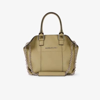 Sac "LITTLE CHAMALLOW" en cuir tilleul BARBARA BUI