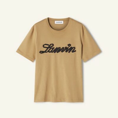 Tee-shirt camel "RUBAN" LANVIN