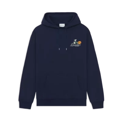 Hoodie bleu marine "SHELL" DRÔLE DE MONSIEUR