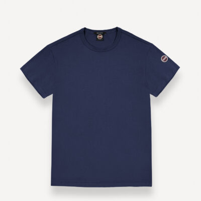 Tee-shirt bleu marine manches courtes COLMAR