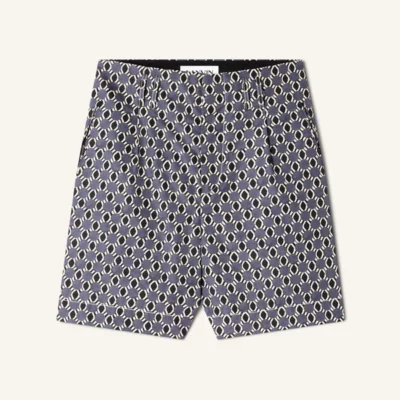 Short en coton imprimé LANVIN