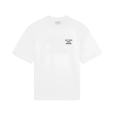 Tee-shirt blanc"SLOGAN" DRÔLE DE MONSIEUR