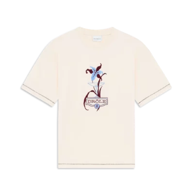 Tee-shirt beige clair "DRÔLE IRIS" DRÔLE DE MONSIEUR