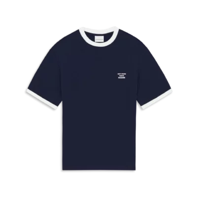 Tee-shirt marine contrasté DRÔLE DE MONSIEUR