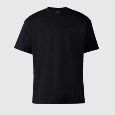 Tee-shirt noir "TEE-R" MACKAGE
