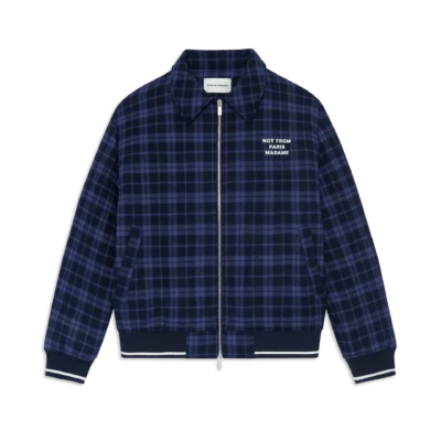 Veste à carreaux marine DRÔLE DE MONSIEUR