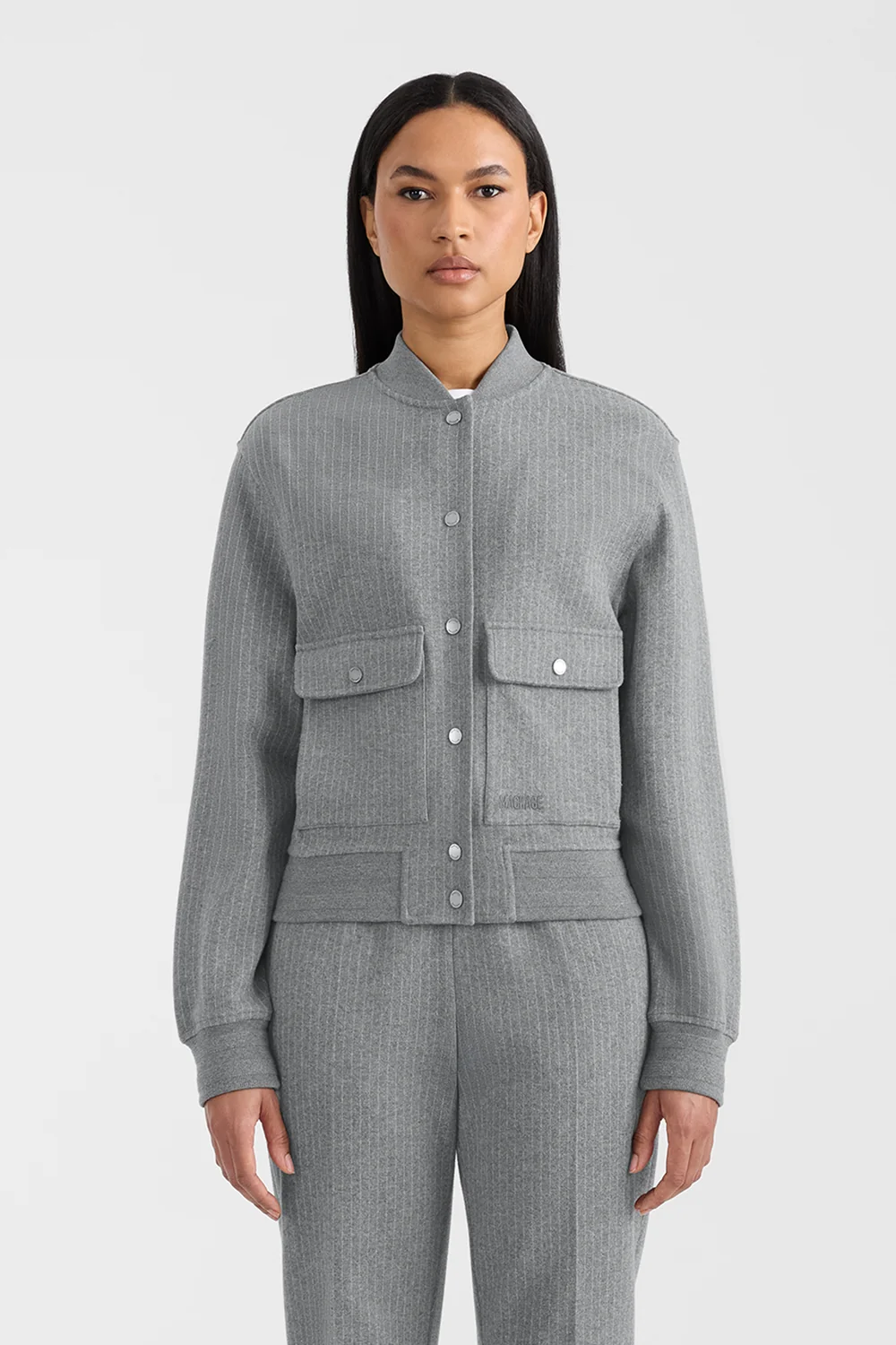 Blouson d'aviateur gris "JUNIPER-K" MACKAGE – Image 3