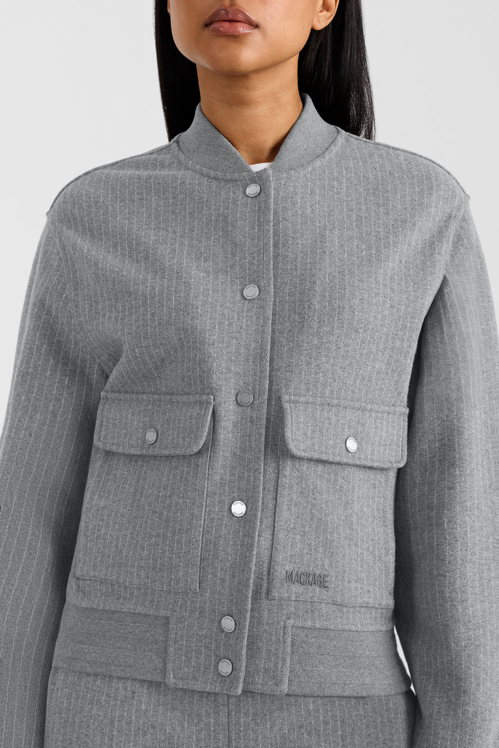 Blouson d'aviateur gris "JUNIPER-K" MACKAGE – Image 7