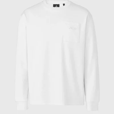 Tee-shirt manches longues blanc "TREY" MACKAGE