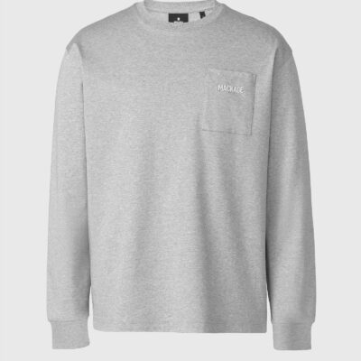 Tee-shirt manches longues gris "TREY" MACKAGE