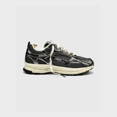 Sneakers "THE RE-RUN CRACKED" anthracite MERCER