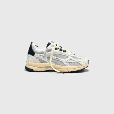 Sneakers "THE RE-RUN VINTAGE" blanc et bleu THE MERCER BRAND