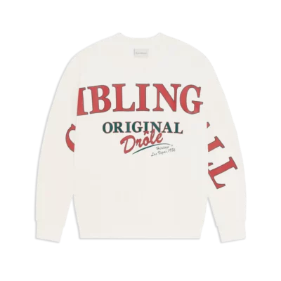 Sweatshirt imprimé "GANBLING HALL" DRÔLE DE MONSIEUR