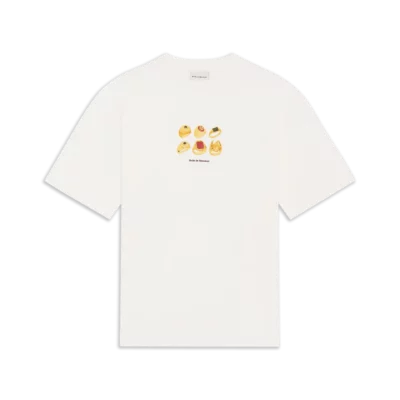 Tee-shirt blanc "RINGS" DRÔLE DE MONSIEUR