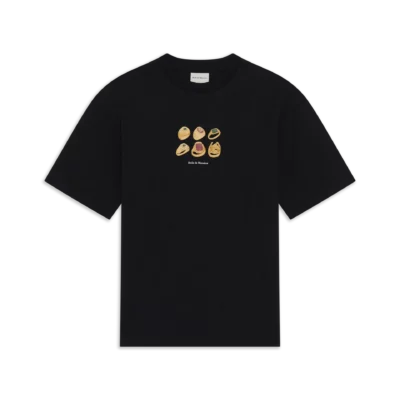 Tee-shirt noir "RINGS" DRÔLE DE MONSIEUR